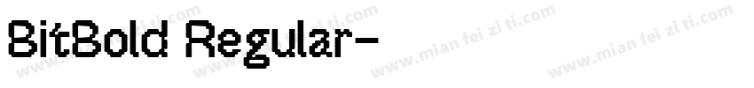 BitBold Regular字体转换